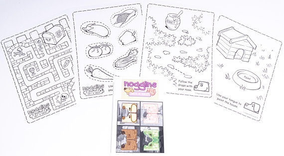 Noggins Activity Sheet Set