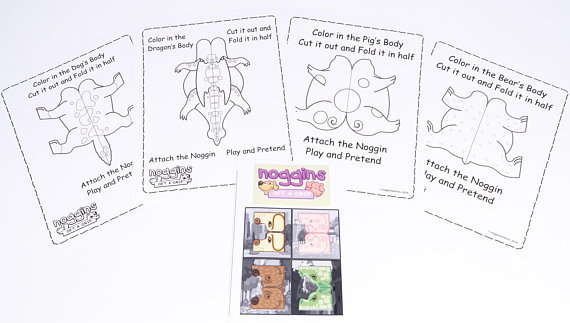 Noggins Animal Activity Set